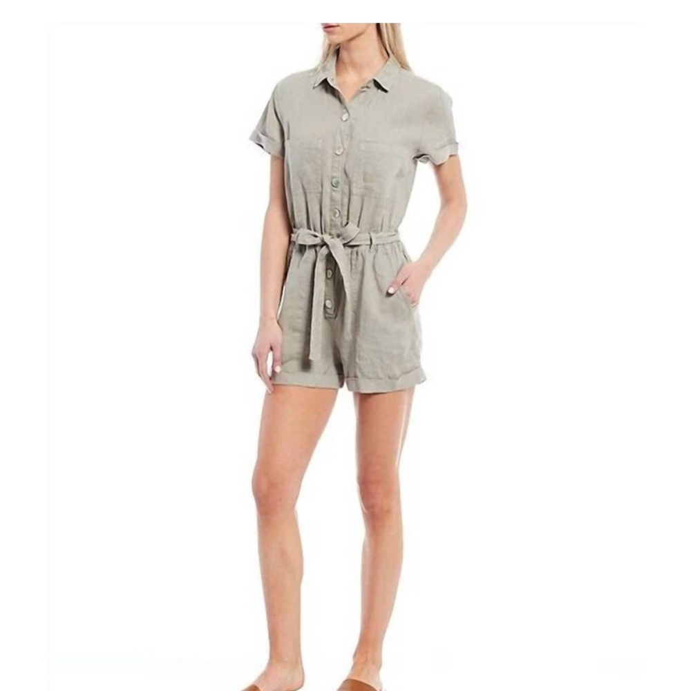 Cloth & Stone Linen Romper